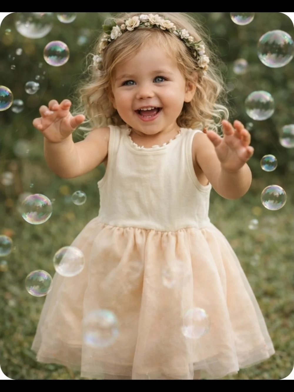 4/$15 Cream and Yellow Tulle Toddler Dress 2t Girls Summer